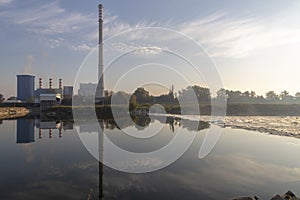 Heating plant in Zagreb Croatia