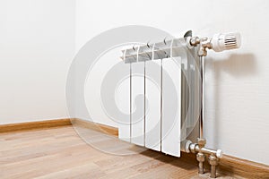 Heating radiator at home