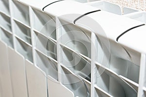 Heating radiator in room