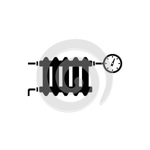 Heating radiators vector icon