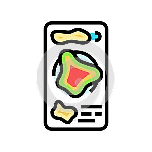 heatmap ux ui design color icon vector illustration