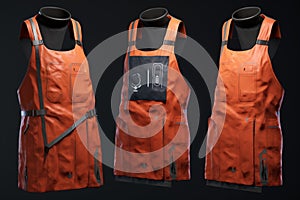 Heatresistant aprons for workers in environments w