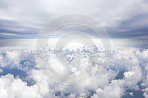 Heaven concept background. Sky background