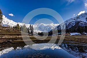 heaven on earth,Nanga Parbat Mountain (8,126 meters) from Fairy Meadows,Pakistan,