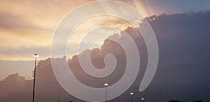 Heaven Golden Clouds