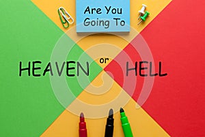 Heaven Hell Concept