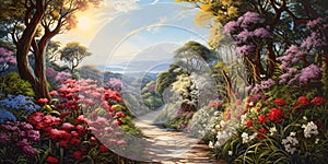 Heaven\'s Gate: A Bus Path through a Flowery Forest