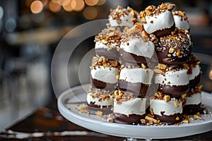 Heavenly Bliss: Chocolate-Dipped Marshmallows