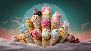 Heavenly ice-cream