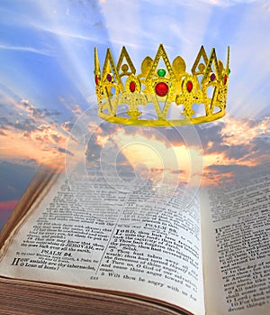 Heavenly kingdom bible crown photo