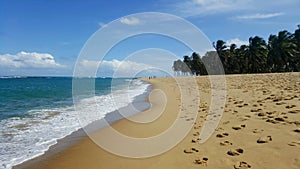 Heavenly landscape at gunga beach, Brasil.