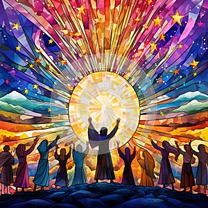 Heavenly Unity: Marking the Sacred Bond in Faith