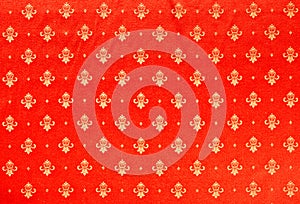 Heavy Brocade Fabric Background