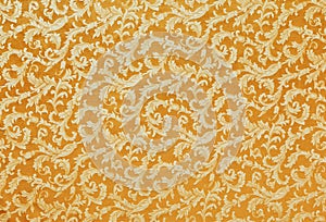 Heavy Brocade Fabric Background