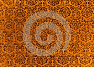 Heavy Brocade Fabric Background