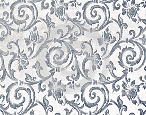 Heavy Brocade Fabric Background