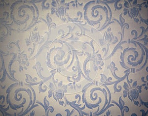 Heavy Brocade Fabric Background
