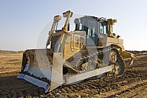 Heavy bulldozer photo