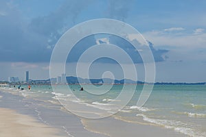 Heavy Clouds on a Beach