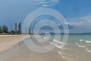 Heavy Clouds on a Beach