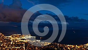 Panoramic view of the city