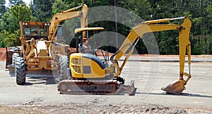 Heavy construction equipment