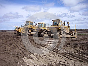 Heavy construction equipment photo