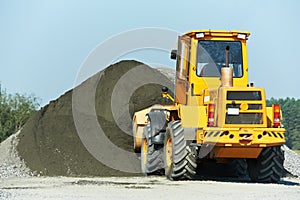 heavy construction loader