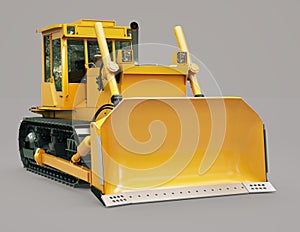 Heavy crawler bulldozer