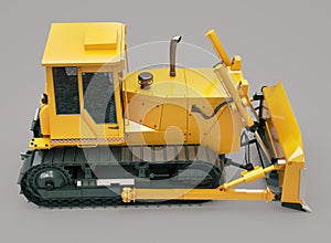 Heavy crawler bulldozer