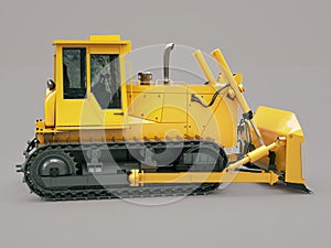 Heavy crawler bulldozer