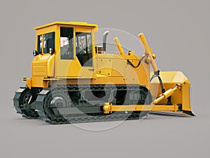 Heavy crawler bulldozer