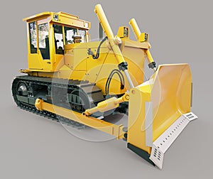 Heavy crawler bulldozer