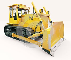 Heavy crawler bulldozer