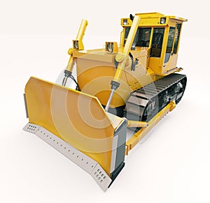 Heavy crawler bulldozer