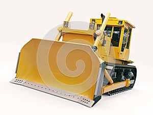 Heavy crawler bulldozer