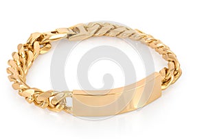 Heavy designer chain bracelet