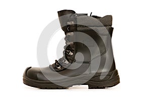 Heavy duty boots isolated