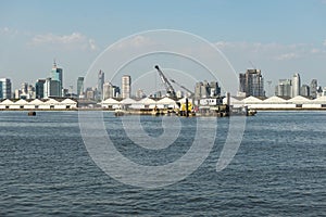 Heavy duty bucket of the dredging platform