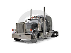 Heavy duty dark gray big truck