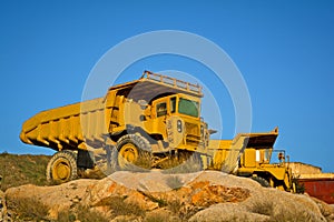 Heavy duty dump trucks