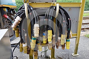 Heavy duty electrical adaptors