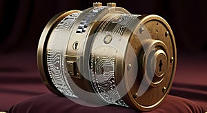 Futuristic Combination Safe Lock with Digital Circuits, Security Concept