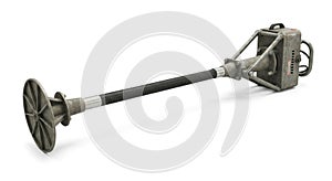 Heavy duty mechanical jack with extendable arm isolated on white background