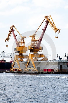 Heavy duty port crane