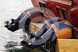 Heavy duty propeller shaft for yacht and boats