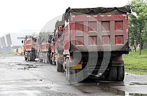 Heavy-duty trucks photo