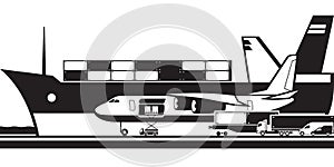 Heavy duty trucks with oversize freight