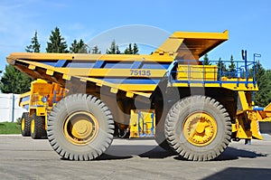 Heavy-duty trucks warehouse at autoworks.