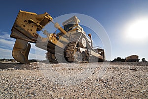 Heavy Equipment Bulldozer with Plow